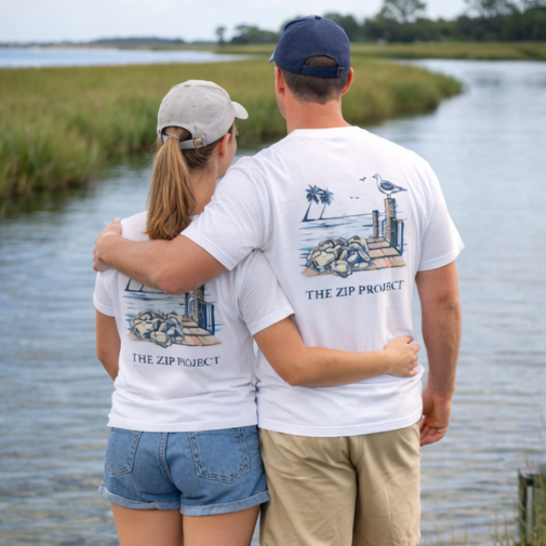 Coastal Oyster Dock Tee